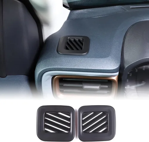 Vista 11 de Aunginsy Borde de cubierta de salida de aire acondicionado del tablero Compatible con Ford Maverick 2022 2023 2024 2025 Marco de salida de viento