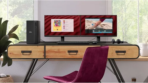 Vista 8 de Dell ECT1250 - Computadora de escritorio torre para multitarea definitiva en el hogar y la oficina, CPU Intel de 4 núcleos de 14ª