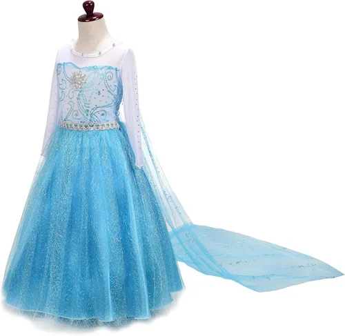 Vista 3 de Dressy Daisy Toddler Little Girls' Ice Princess Dress Costume Birthday Halloween Christmas Fancy Party Dresses