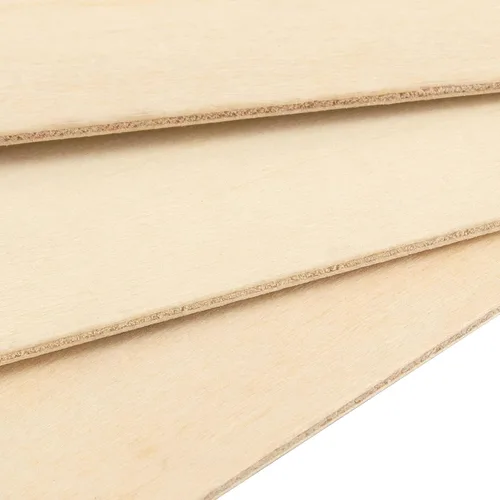 Vista 4 de JOIKIT 24 hojas de madera de tilo de 12 x 8 x 1/16 pulgadas, 0.059 in de grosor, hojas de madera de balsa natural sin terminar para fabricantes