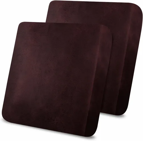 Vista 72 de Fundas de cojín tipo cuero para sofá, juego de fundas protectoras de muebles para sillón seccional, sofá biplaza de tela de elastano elástica