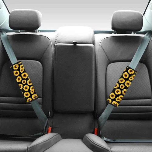 Vista 2 de FOR U DESIGNS - 2 fundas universales para cinturón de seguridad, correa de hombro, almohadillas para coche/bolsa, cinturón de seguridad suave