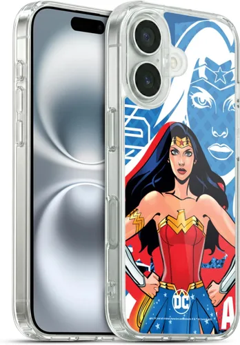 Vista 12 de Head Case Designs DC - Funda de gel con licencia oficial de DC para mujer [protección de grado militar] compatible con Apple iPhone 16 y compatible