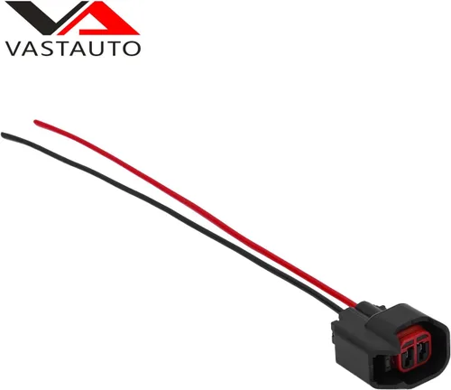 Vista 5 de Inyector de combustible Conector Pigtail Cable de enchufe EV6 EV14 apto para Ford F-150 F-250 Crown Victoria Mustang Arnés de coleta (8 piezas)