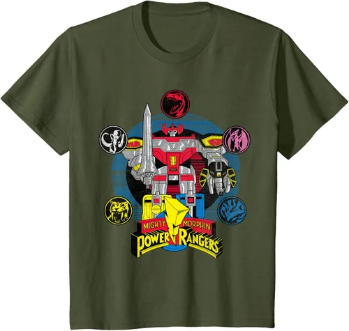 Vista 10 de Power Rangers Camiseta Megazord Asfalto