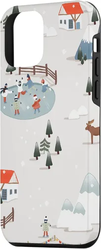 Vista 2 de Funda para iPhone 12 Mini Winter Time Scenes