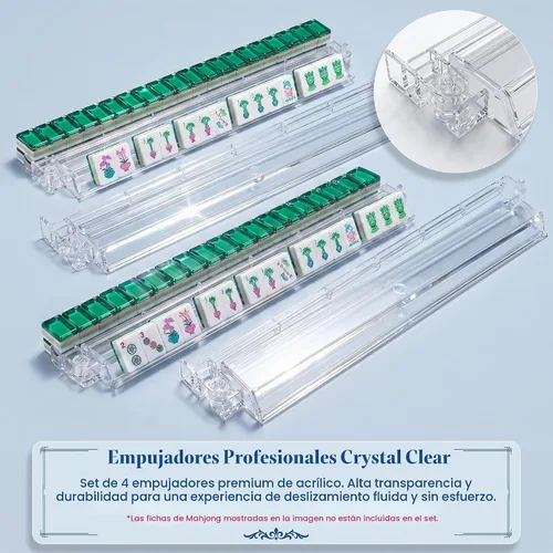 Vista 6 de American Mahjong Mat and Racks Set: 31.5" x 31.5" Neopreno impermeable Brújula azul marino
