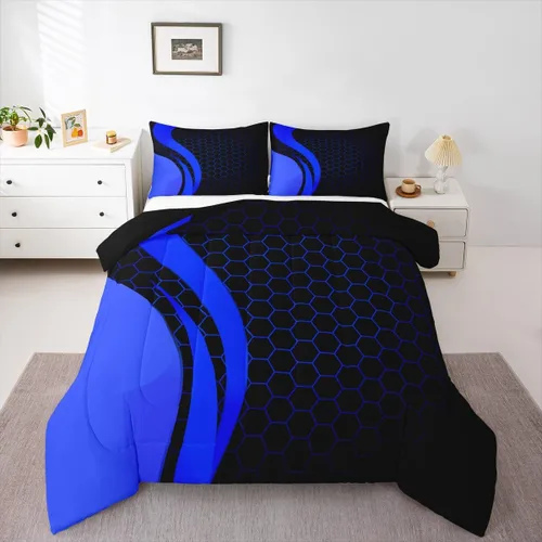 Vista 40 de Feelyou Lindo juego de ropa de cama de ajolote para niños y niñas tamaño twin, juego de edredón de salamandra para niños, mujeres y hombres, edredón