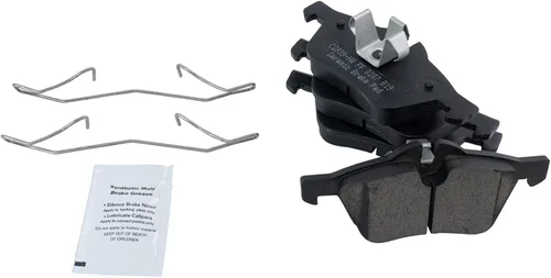 Vista 4 de TRQ Kit de pastillas de freno delanteras y traseras y rotores Kit de productos químicos de freno, pastillas de freno de cerámica compatible con Mini
