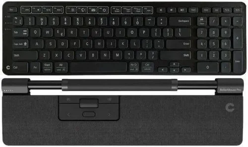 Vista 4 de Teclado Contour Balance - Teclado ergonómico compacto para aliviar el dolor de muñeca con inclinación ajustable para apoyar, compatible con Negro