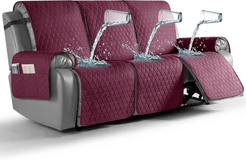 Vista 28 de TAOCOCO Funda reclinable 100% impermeable, antideslizante, lavable, con correas elásticas para las piernas, protector de muebles para perros