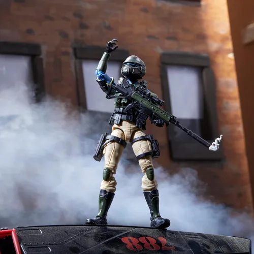 Vista 8 de G.I. Joe Classified Series Steel Corps Troopers, figura de acción coleccionable, 95, figuras de acción de 6 pulgadas para niños y niñas, con 28