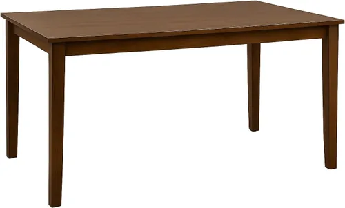 Vista 5 de CARTESIAN Juego de comedor de 9 piezas de altura de mostrador, nogal, construcción de madera maciza, mesa cuadrada con hoja de extensión, 8