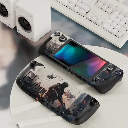 Vista 3 de PlayVital Juego completo de calcomanías protectoras para cubierta de vapor LCD, pegatinas personalizadas cubierta de vinilo para cubierta de vapor