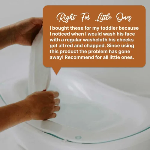 Vista 6 de Parker Baby Co. - Paños de muselina 100% algodón para bebé, paquete de 6, color blanco Paños de lavado suaves y absorbentes para baños de recién