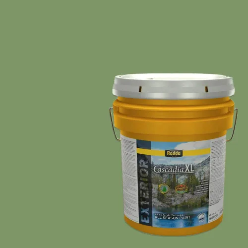 Vista 102 de Rodda Paint CASCADIA XL - Pintura satinada e imprimación para exteriores en uno, cuarto de galón, Aimee