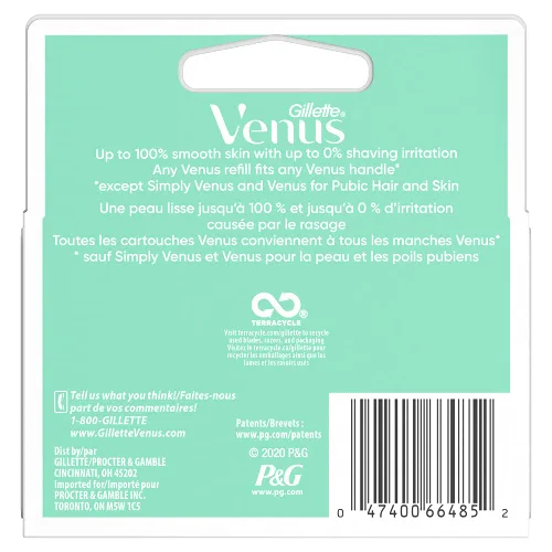 Vista 2 de Gillette, Venus - Cartuchos sensibles lisos, 4