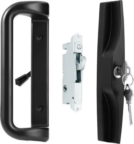 Vista 8 de Juego de cerradura y manija para puerta de patio House Guard con llave, opciones que añaden una firma única a su cerradura de puerta de vidrio