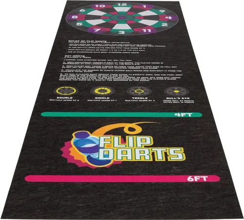 Vista 2 de PIG Botella de agua autoadhesiva Flip Game - Negro - 3' x 10' - PM70153