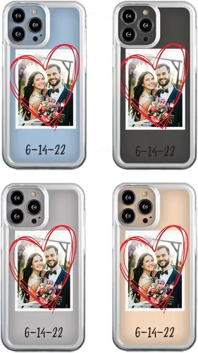 Vista 3 de Guard Dog Funda compatible con iPhone 14 Pro Max - Transparente - Parachoques - Personalizada - Marco de fotos