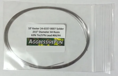 Vista 2 de Kester 44 Rosin Core 63/37 .015" 24-6337-0007 Soldador 7,3 oz 30 pies