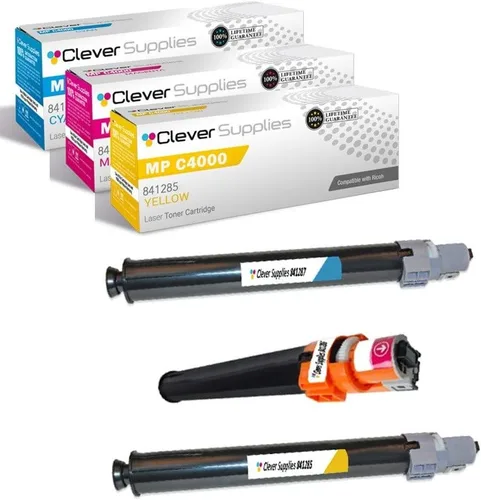 Vista 55 de CS - Cartucho de tóner compatible para Ricoh C220 406046 Color negro láser Aficio SP C220 Aficio SP C220A Aficio SP C220DN Aficio SP C220N Aficio SP