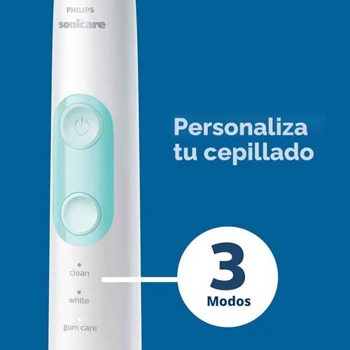 Vista 5 de Philips Sonicare ProtectiveClean 5300 Cepillo de dientes eléctrico recargable, con sensor de presión, 3 modos de limpieza, SmarTimer y QuadPacer