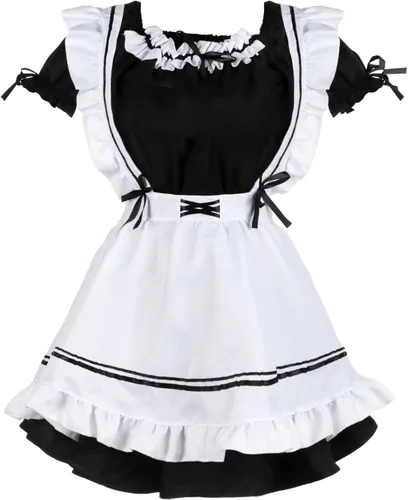 Vista 4 de Maid Suit - Traje de criada de anime para mujer