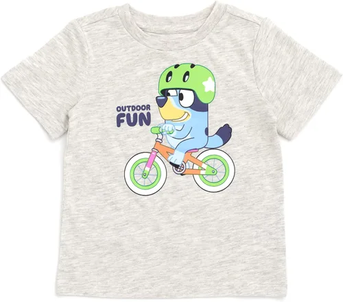 Vista 3 de Bluey Conjunto de camiseta y pantalones cortos para niños pequeños