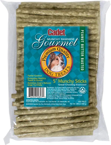 Vista 10 de Cadet Palitos masticables de piel de res de alta calidad para perros, 100