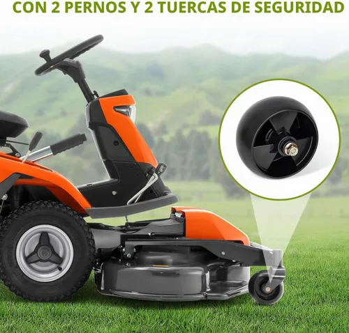 Vista 5 de Ruedas de cubierta aptas para cortacésped Cub Cad, ruedas de calibre de rodillo de cubierta compatibles con tractor de cortacésped Cub Cad Troy Bilt