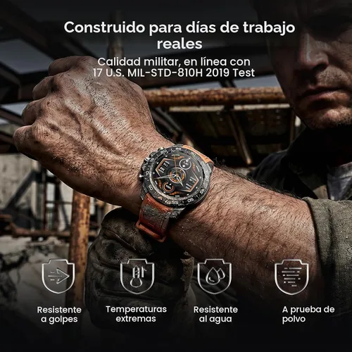 Vista 2 de mibro GS Explorer S Reloj inteligente resistente de cerámica para hombres