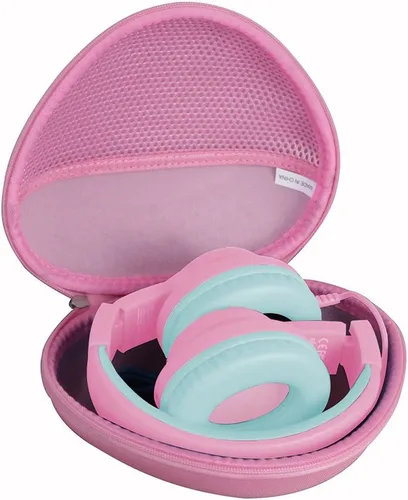 Vista 10 de Hermitshell Estuche rígido de viaje para auriculares iClever HS19/iClever BTH12 para niños (azul)