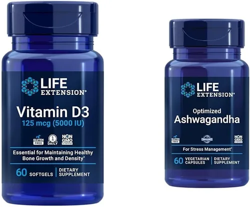 Vista 10 de Life Extension Vitamina D3 125 mcg (5000 UI), salud ósea, rendimiento cerebral, apoyo del sistema inmunológico, sin gluten, sin OMG, una vez al día