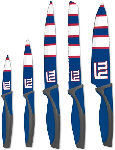 Vista 6 de The Sports Vault NFL Chicago Bears - Juego de cuchillos de cocina (5 piezas)
