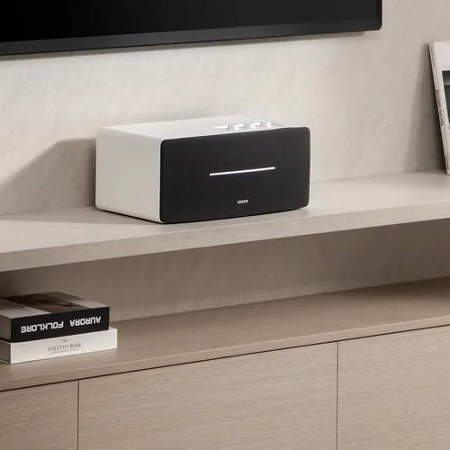 Vista 6 de Edifier Altavoces de computadora de escritorio integrados D12 con Bluetooth 5.0, altavoz estéreo inalámbrico de mesa de 70 vatios RMS con salida