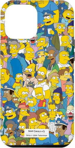 Vista 26 de The Simpsons Springfield Characters Print - Carcasa para iPhone 17