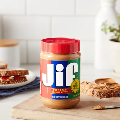 Vista 6 de Jif - Mantequilla de maní cremosa, 28 onzas (paquete de 10)