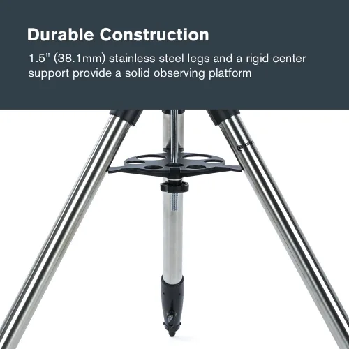 Vista 6 de Celestron – Trípode para Dobsoniano de Sobremesa – Trípode Sólido, Robusto y Ajustable – Exclusivamente para el StarSense Explorer de Sobremesa