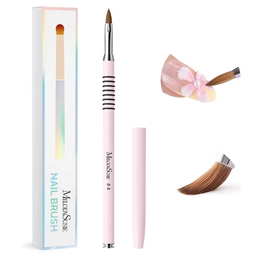 Vista 10 de MelodySusie 4pcs Nail Art Clean Up Brush