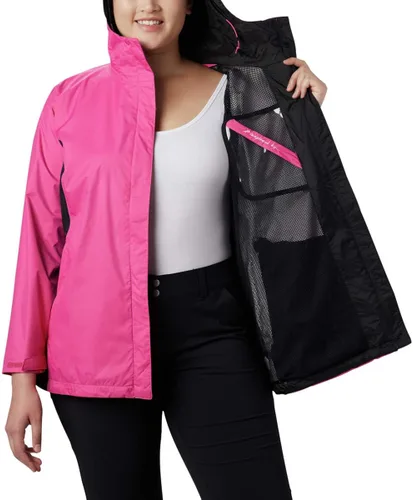 Vista 8 de Columbia Chaqueta impermeable resistente en rosa para mujer II