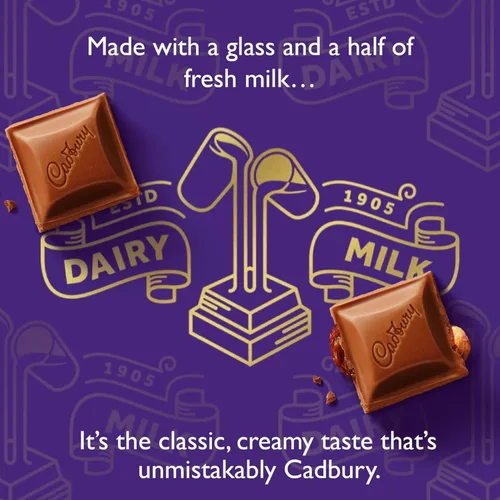 Vista 5 de Cadbury Bandeja de leche 11.01 oz (paquete de 1)