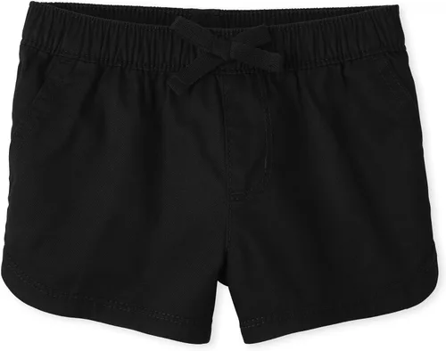 Vista 2 de The Childrens Place Pantalones cortos sin botones para niñas pequeñas paquete de 3