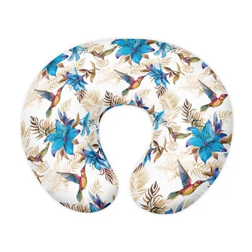 Vista 7 de Forchrinse Funda de almohada de lactancia con delfín azul para niñas, funda de almohada de lactancia para madres que amamantan, fácil de cuidar