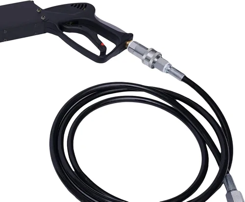 Vista 7 de Pistola de niebla de mano de CO2 para tanque de CO2 CGA320, máquina de humo con efecto de luces LED, efectos DJ, pistola de humo de niebla de CO2