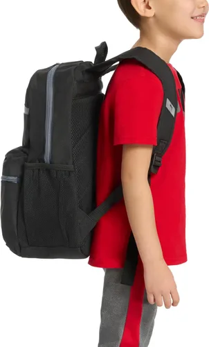 Vista 5 de PUMA Mochila Meridian unisex para niños, Negro/Plateado, Tamaño único