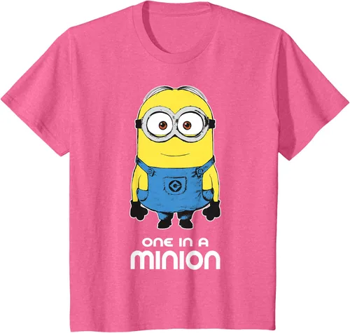 Vista 60 de Despicable Me Camiseta estampada Minions Bob One in A Minion Negro