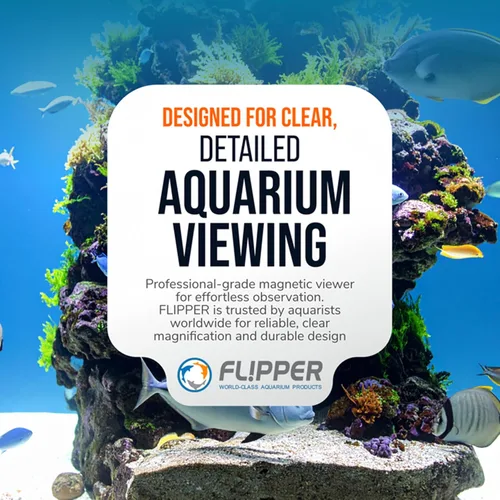 Vista 8 de Flipper - Lupa para acuario, visor magnético DeepSee, 4 pulgadas, color Negro