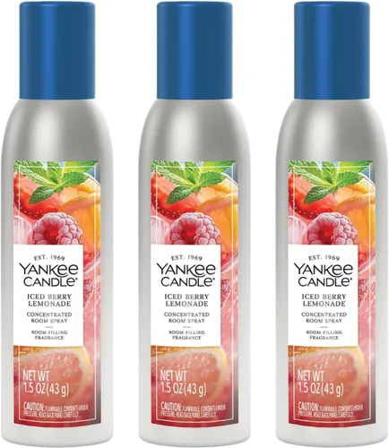 Vista 11 de Yankee Candle Ambientador Concentrado en Aerosol para Habitaciones, Eliminador de Olores para el Hogar, Baño, Manzana y Calabaza, 1.5 Oz