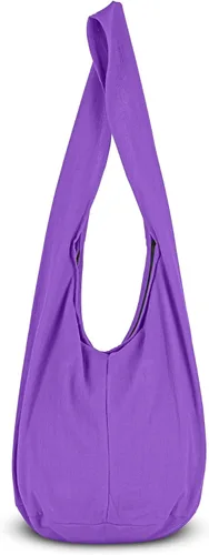 Vista 3 de Your Cozy - Bolsa bandolera bohemia y hecha a mano, de algodón, unisex